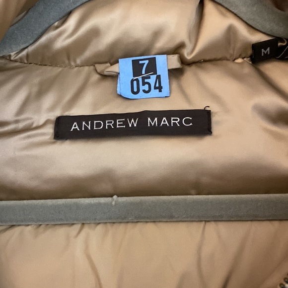 Andrew Marc Gold Hooded Jacket With Detachable Sleeves Size M - Picture 3 of 9